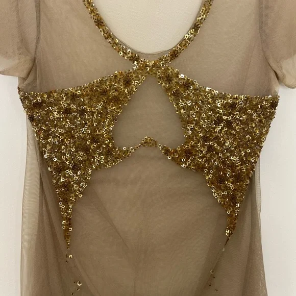 Original Miss Sixty Gold Sequin Top in Excellent condition. RARE! 👀✨ - Picture 4 of 7